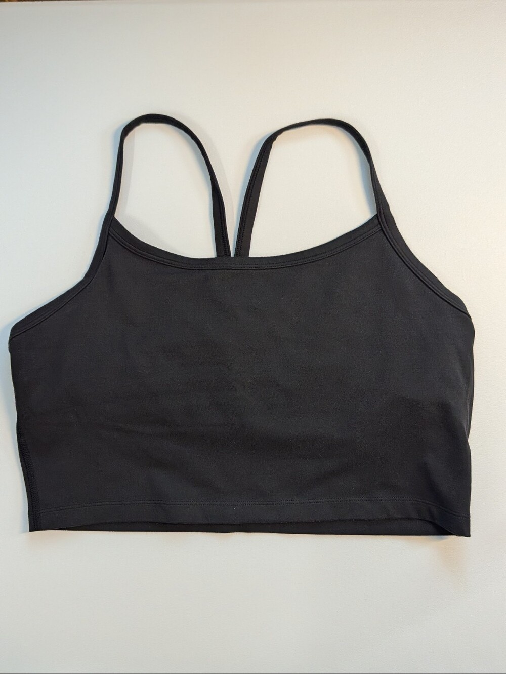 OFFLINE By Aerie the Hugger Longline Racerback Sports Bra size L Black